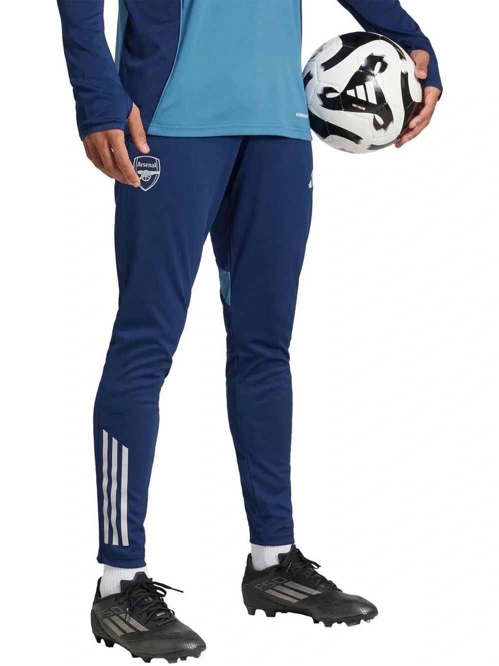 Vintage retro adidas arsenal Madrid training running soccer track pants M $90